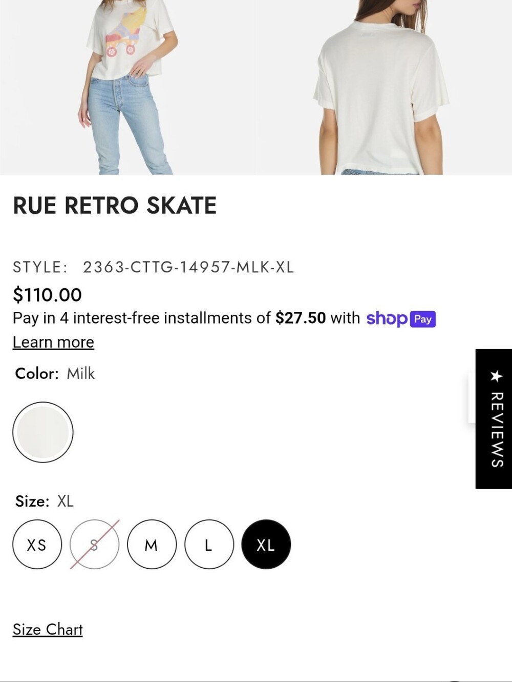 Lauren Moshi Retro Skate rue tee - Picture 5 of 13